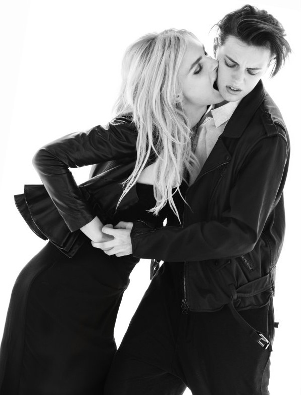 GirlfriendsMeet-Andrej Pejic-Erika Linder-Battle of the Sexes