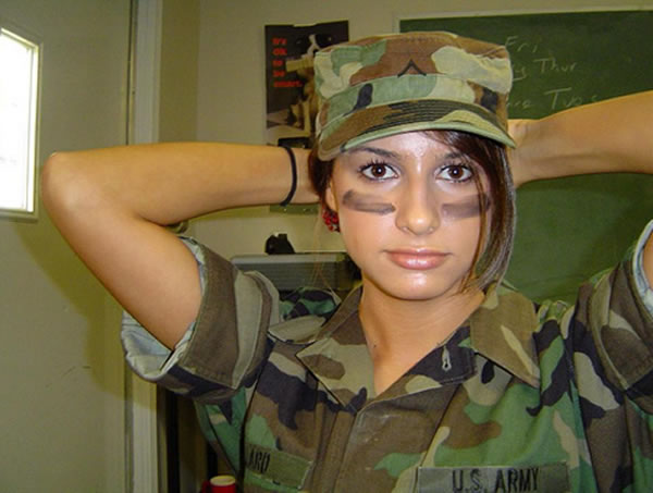 Nude ladies in army