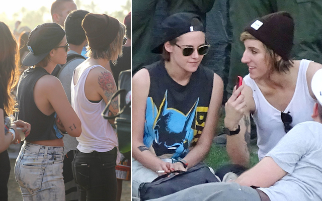 kristen stewart coachella 2015 with  Alicia Cargile